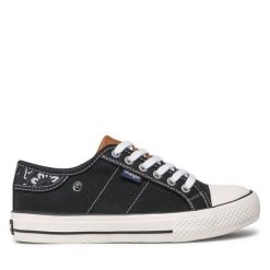 Trampki Wrangler. Czarne trampki Wrangler, bez wzorów, bez zapięcia. Za 189.99 zł.