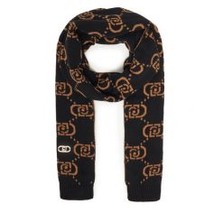 Szalik Liu Jo. Czarne szaliki Liu Jo, bez wzorów. Za 299.99 zł.