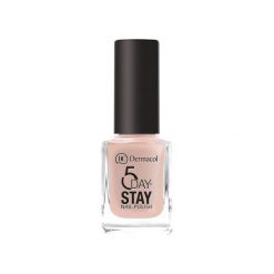 Dermacol 5 Day Stay Longlasting Nail Polish Lakier do paznokci 08 Nude Skin 11ml. Lakiery Dermacol. Za 17.00 zł.
