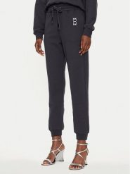 Pinko Spodnie dresowe Felpa 100371 A23C Granatowy Regular Fit. Niebieskie spodnie dresowe Pinko, xl, bez wzorów, z bawełny. Za 429.99 zł.