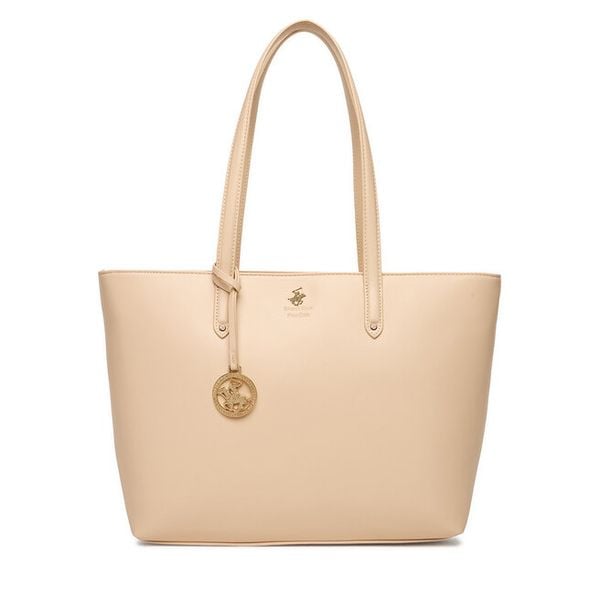 Torebka Beverly Hills Polo Club. Brązowe shopper Beverly Hills Polo Club, bez wzorów, bez dodatków. Za 229.99 zł.