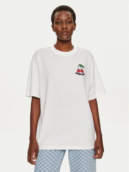 Hugo T-Shirt 50521229 Biały Oversize. Białe t-shirty Hugo, xs, bez wzorów, z bawełny, bez kołnierzyka, bez ramiączek. Za 249.99 zł.