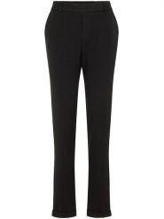 Vero Moda Spodnie "VMMAYA" w kolorze czarnym rozmiar: XXL/L32. Czarne spodnie materiałowe Vero Moda, l, bez wzorów, z materiału. Za 61.95 zł.