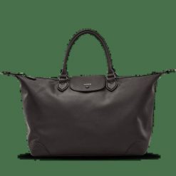 Torba podróżna WINGS WILLOW elegancka pojemna BLACK. Czarne torby na ramię Wings, bez wzorów, z materiału, eleganckie, na ramię, bez dodatków. Za 189.90 zł.