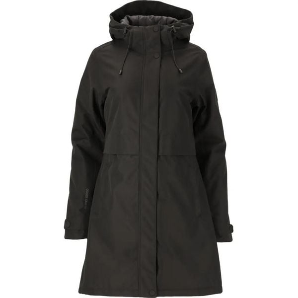 Parka dla kobiet Whistler Mullie W-Pro 10000. Czarne parki Whistler, na jesień, z materiału, bez kaptura. Za 551.50 zł.