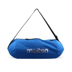 Torba na piłki Molten EK0043-B. Niebieskie torby na ramię MOLTEN, bez wzorów, z materiału, klasyczne, na ramię, bez dodatków. Za 124.73 zł.