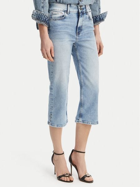 Guess Jeans Jeansy W6GA2G D6329 Niebieski Regular Fit. Niebieskie jeansy Guess Jeans, z aplikacjami. Za 266.99 zł.