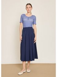 BGN Spódnica w kolorze granatowym rozmiar: 40. Niebieskie spódnice BGN, na imprezę, bez wzorów, midi. Za 121.99 zł.
