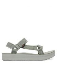 Teva Sandały Midform Universal Canvas 1127570 Zielony. Zielone sandały Teva, bez wzorów, z materiału, bez obcasa, na płaskiej podeszwie, bez zapięcia. Za 349.99 zł.