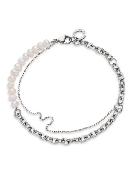 Paul Hewitt Bransoletka z perłami rozmiar: onesize. Białe bransoletki Paul Hewitt, z perłą, ze stali. Za 192.33 zł.