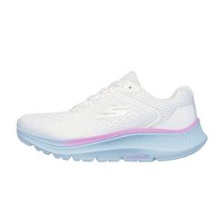 Buty do biegania damskie SKECHERS Go Run Consistent 2.0 Mile Marker. Białe obuwie sportowe Skechers, bez zapięcia, do biegania. W wyprzedaży za 321.05 zł.