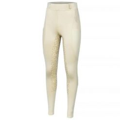 Legginsy do jazdy konnej damskie Start Kensington elastyczne, z pełnym lejem. Brązowe legginsy START, xs, bez wzorów. Za 212.99 zł.