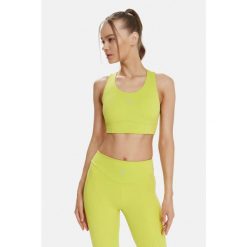 Crop top power Cardio Bunny. Zielone topy Cardio Bunny, l, bez wzorów, bez kołnierzyka, bez ramiączek. Za 99.00 zł.
