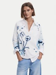 Desigual Sweter 25SWJF33 Écru Regular Fit. Swetry Desigual, xl, bez wzorów, z wiskozy, bez ramiączek. Za 259.99 zł.