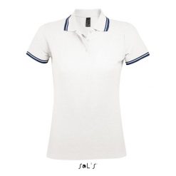 Damska koszulka polo Sol's Pasadena. Białe koszulki polo SOL'S, s, bez wzorów, z bawełny, bez kołnierzyka, bez ramiączek. W wyprzedaży za 98.85 zł.