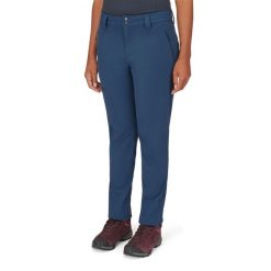 Spodnie softshellowe damskie Rab Women's Incline Pants. Niebieskie spodnie sportowe RAB, s, bez wzorów, trekkingowe. Za 414.99 zł.