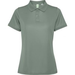 Damska Koszulka Polo Z Krótkim Rękawem Tormo. Zielone koszulki polo ROLY, bez wzorów, bez kołnierzyka, bez ramiączek. Za 47.99 zł.