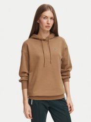 Lacoste Bluza SF7612 Brązowy jasny Oversize. Brązowe bluzy Lacoste, bez wzorów, z bawełny, bez kaptura. Za 594.99 zł.