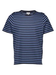 ONLY Carmakoma Koszulka w kolorze granatowym rozmiar: XS-40/42. Niebieskie bluzki Only Carmakoma, xs, bez wzorów, z bawełny, bez kołnierzyka, bez ramiączek. Za 60.95 zł.