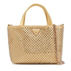 Torebka Guess. Żółte torebki klasyczne Guess, z aplikacjami, bez dodatków. Za 659.99 zł.