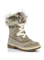 Kimberfeel Botki zimowe w kolorze szarym rozmiar: 41. Szare botki Kimberfeel, na zimę, bez wzorów, z materiału, bez obcasa, bez zapięcia. Za 271.03 zł.