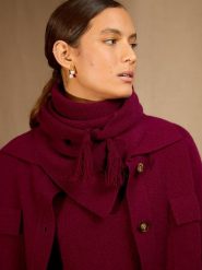 Perfect Cashmere Kaszmirowy szal "Condeixa" w kolorze bordowym - 103 x 49 cm rozmiar: onesize. Czerwone szaliki Perfect Cashmere, bez wzorów, z kaszmiru. Za 217.99 zł.