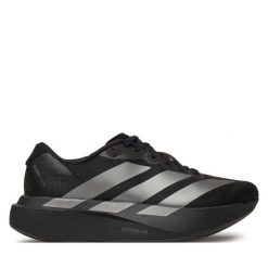 Buty do biegania adidas. Czarne obuwie sportowe Adidas, bez zapięcia, do biegania. Za 649.99 zł.