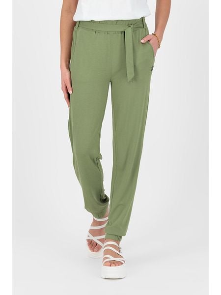 Alife and kickin Spodnie w kolorze zielonym rozmiar: XS. Zielone spodnie materiałowe Alife and Kickin, xs, bez wzorów, z materiału. Za 107.45 zł.