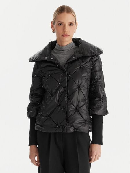 Joseph Ribkoff Kurtka przejściowa 253931 Czarny Regular Fit. Czarne kurtki Joseph Ribkoff, xl, bez wzorów, z syntetyku, bez kaptura. Za 1,379.00 zł.