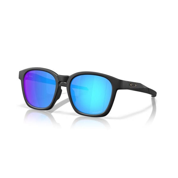 Okulary przeciwsłoneczne Oakley Shackle. Czarne okulary przeciwsłoneczne Oakley, bez wzorów, sportowe. Za 743.00 zł.