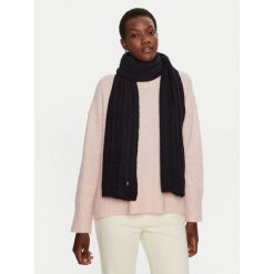 Szalik Tommy Hilfiger. Niebieskie szaliki TOMMY HILFIGER, bez wzorów. Za 399.99 zł.