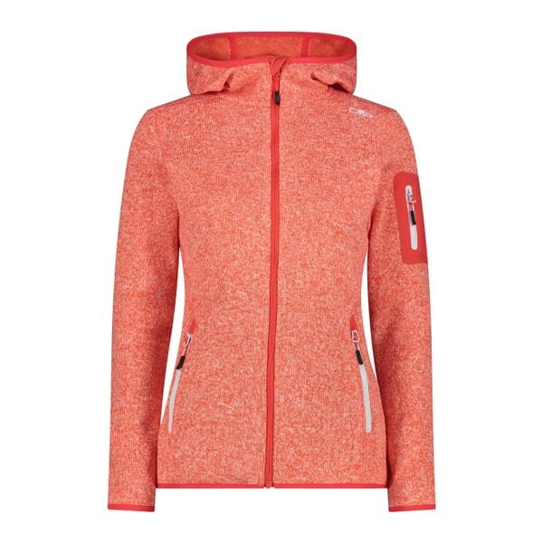 Bluza damska turystyczna CMP 3H19826. Brązowe bluzy CMP, na zimę, l, bez wzorów, z materiału, z kapturem. Za 274.00 zł.