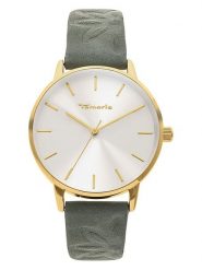 Tamaris Zegarek kwarcowy w kolorze złoto-szaro-białym rozmiar: onesize. Szare, analogowe zegarki Tamaris, ze stali. Za 152.99 zł.