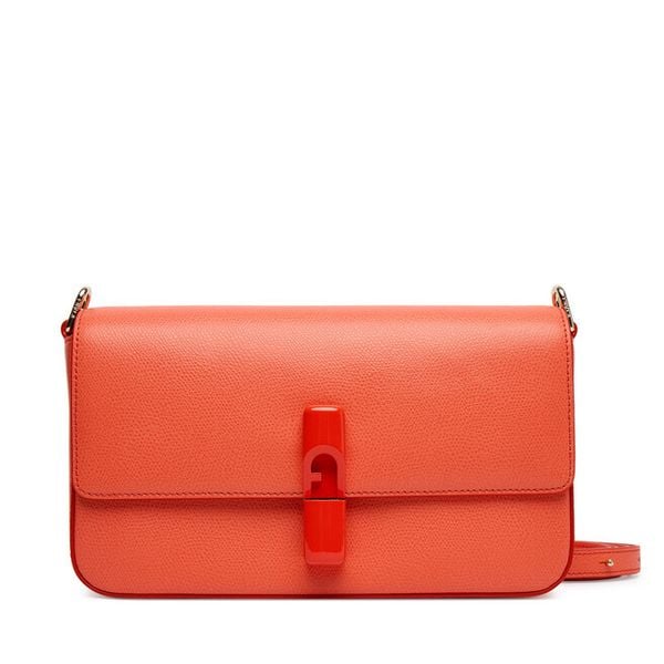 Torebka Furla. Czerwone listonoszki Furla, bez wzorów, bez dodatków. Za 835.99 zł.