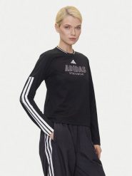 Adidas Bluzka Tiro Cut 3-Stripes Mesh JG4085 Czarny Regular Fit. Czarne bluzki Adidas, l, bez wzorów, z meshu, bez kołnierzyka, bez ramiączek. Za 159.99 zł.