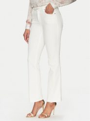 Guess Jeansy W5GA15 D5N71 Beżowy Skinny Fit. Brązowe jeansy Guess, z aplikacjami. Za 299.99 zł.