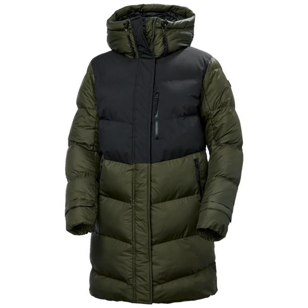 Damska kurtka puchowa Helly Hansen Explorer. Zielone kurtki narciarskie Helly Hansen, l, z aplikacjami, z poliamidu, bez kaptura, narciarskie, primaloft. Za 959.50 zł.