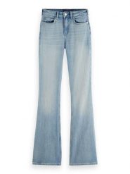 Scotch & Soda Dżinsy - Flared fit - w kolorze błękitnym rozmiar: W31/L32. Niebieskie jeansy Scotch & Soda, l, z aplikacjami, z podwyższonym stanem. Za 193.24 zł.