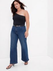 GAP Dżinsy - Comfort fit - w kolorze granatowym rozmiar: W30. Niebieskie jeansy GAP, bez wzorów, z podwyższonym stanem. Za 144.95 zł.