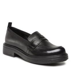 Lordsy Lasocki. Czarne lordsy Lasocki, bez wzorów, bez obcasa, bez zapięcia. Za 179.99 zł.