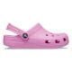 Sandały CROCS CLASSIC CLOG K Rose. Czerwone sandały Crocs, bez wzorów, z gumy, bez obcasa, bez zapięcia. Za 179.00 zł.