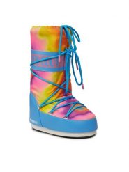Moon Boot Śniegowce Tie Dye 14028400001 S Niebieski. Niebieskie trapery i śniegowce Moon Boot, z syntetyku. Za 949.99 zł.