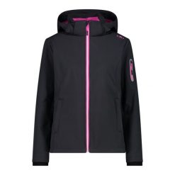 Kurtka damska turystyczna CMP 39A5006. Szare kurtki sportowe CMP, l, bez wzorów, z softshellu, bez kaptura, trekkingowe. W wyprzedaży za 293.99 zł.