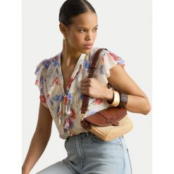 Torebka LAUREN RALPH LAUREN. Brązowe torebki klasyczne Lauren Ralph Lauren, bez wzorów, bez dodatków. Za 1,699.00 zł.