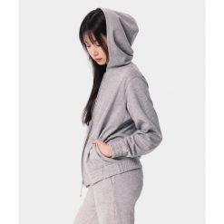 Rozpinana bluza sportowa dla kobiet Carpatree Varsity Chic. Szare bluzy Carpatree, bez wzorów, bez kaptura. Za 269.99 zł.