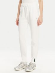 Lacoste Spodnie dresowe XF0343 Biały Regular Fit. Białe spodnie dresowe Lacoste, bez wzorów, z bawełny. Za 359.99 zł.