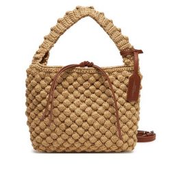 Torebka Gianni Chiarini. Brązowe torebki klasyczne Gianni Chiarini, bez wzorów, bez dodatków. Za 449.99 zł.