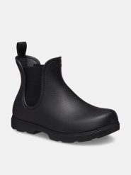 Crocs Sztyblety "Dylan" w kolorze czarnym rozmiar: 37/38. Czarne botki Crocs, bez zapięcia. Za 193.45 zł.
