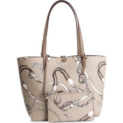 Torebka LAUREN RALPH LAUREN - Merrimack 431697234017 Belting/Taupe. Brązowe shopper Lauren Ralph Lauren, bez wzorów, ze skóry ekologicznej, bez dodatków. W wyprzedaży za 509.00 zł.
