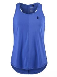 Craft Top sportowy "Core Essence" w kolorze niebieskim rozmiar: S. Niebieskie koszulki sportowe Craft, bez wzorów, bez ramiączek, outdoorowe. Za 61.60 zł.